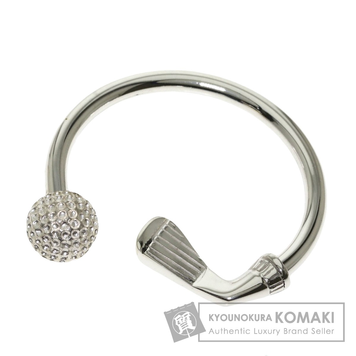 楽天市場】ティファニー キーリング ゴルフ キーホルダー シルバー