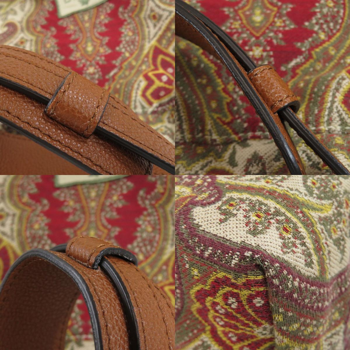 楽天市場】エトロ 巾着バッグ ペイズリー柄 2WAY ハンドバッグ