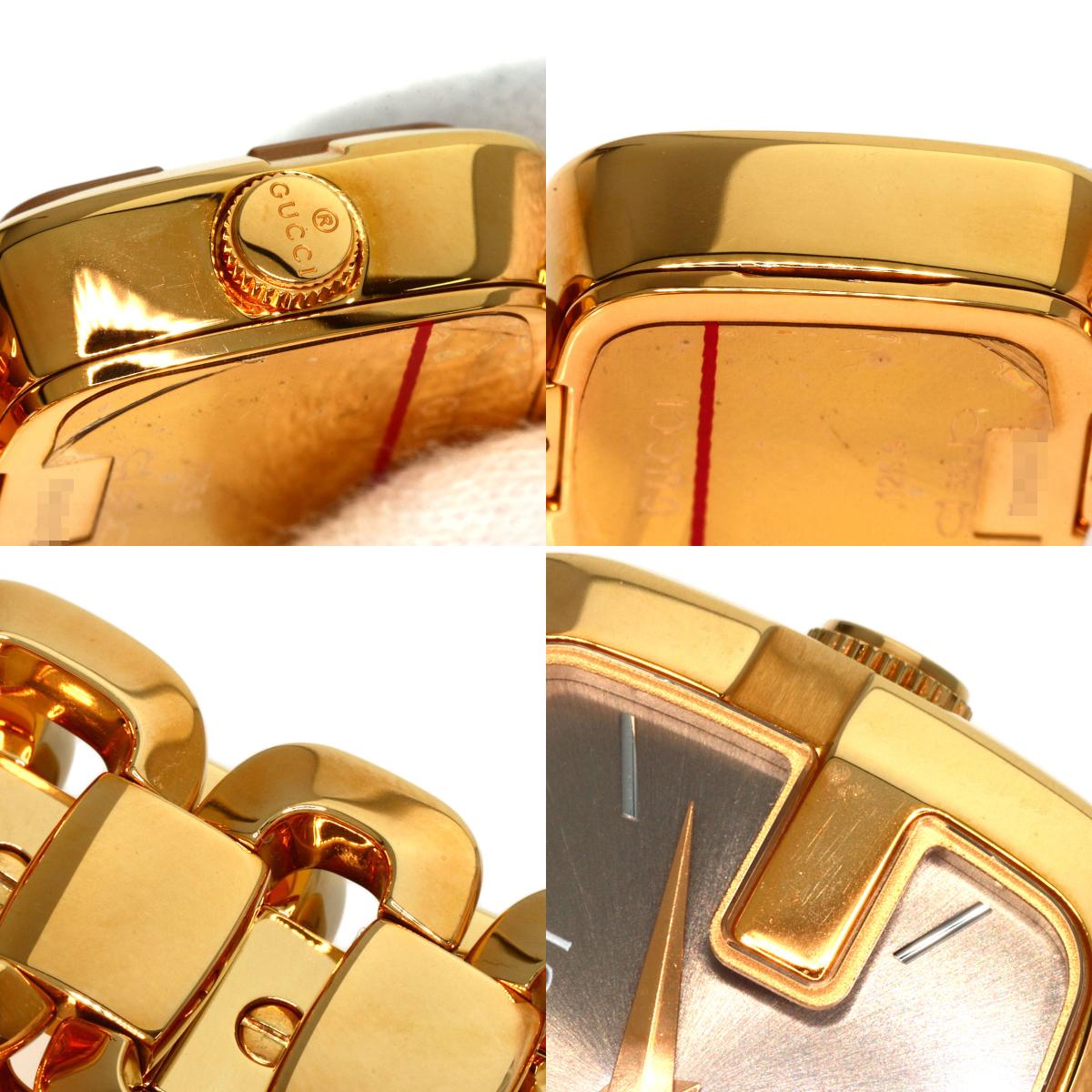 楽天市場】グッチ 125.5 スクエアフェイス 腕時計 GP/GP レディース