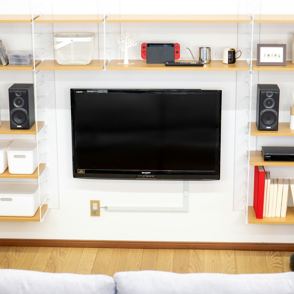 楽天市場】新カラー白 壁美人 配線モール1m（白） [壁掛け 収納 配線