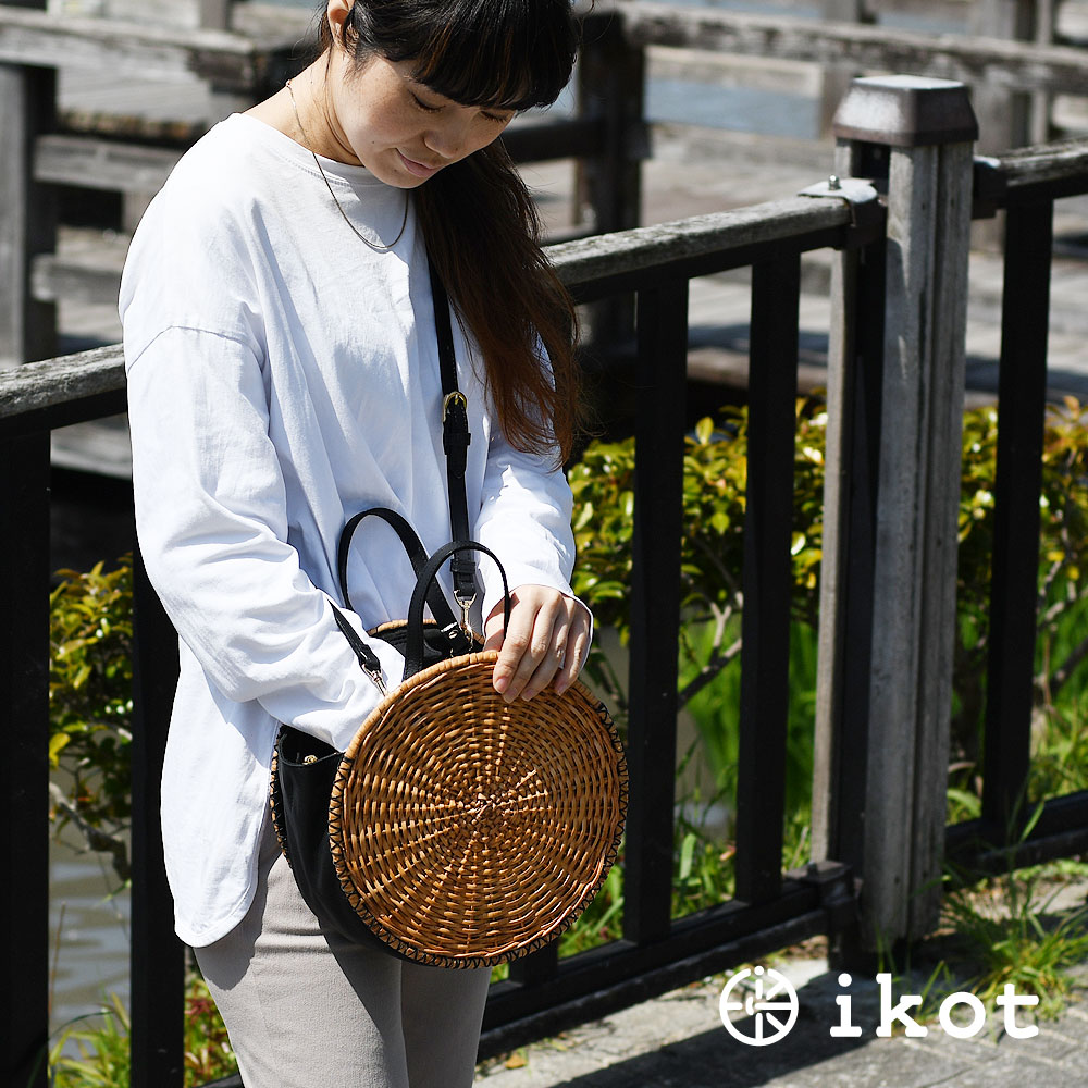 楽天市場】ハンドバッグ ショルダーバッグ かごバッグ ラタン