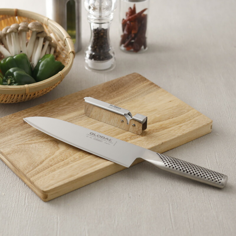 楽天市場】【レビュー特典】 グローバル包丁 『 三徳2点セット GST-A46