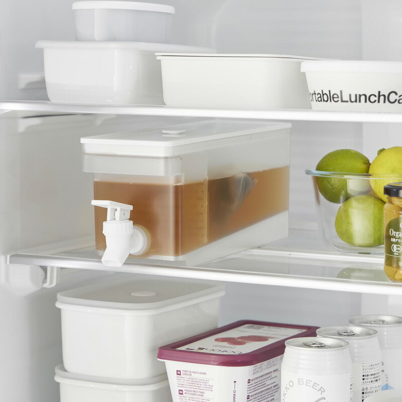 楽天市場】tower 『 山崎実業 冷蔵庫ドリンクサーバー タワー 1.8L