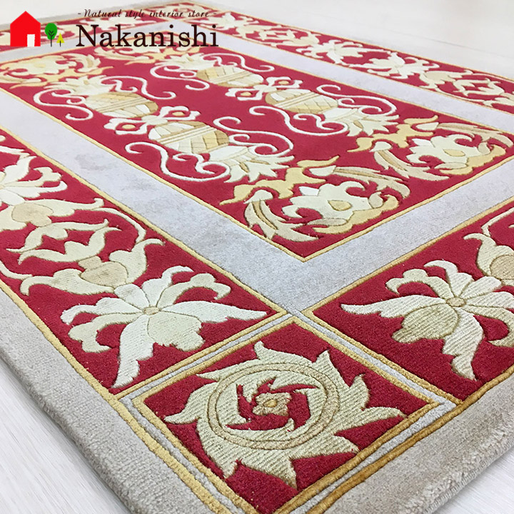 楽天市場】【中国段通 毛&シルク 玄関マット】「真実」絨毯(じゅうたん