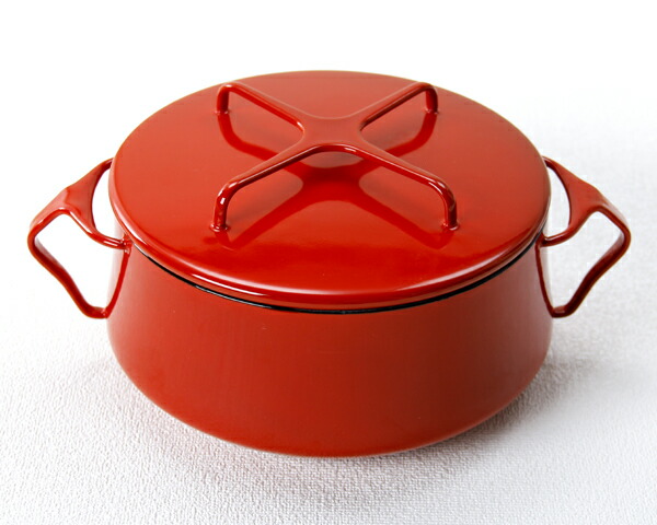 楽天市場】DANSK（ダンスク）コベンスタイル両手鍋18cmレッド キッチン