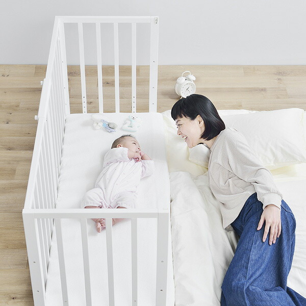 楽天市場】そいねーる3ベビーベッド 2点セット（ベッド＋ベビー布団