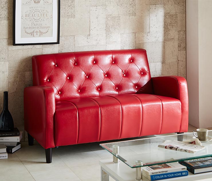 楽天市場】3/4〜 ☆11%OFF☆ ソファ ソファー ヴィンテージ感漂う 2人