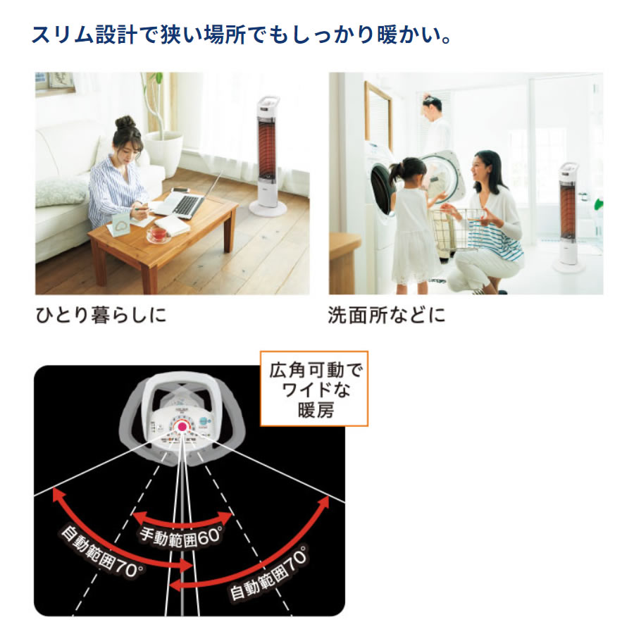 楽天市場】コロナ 電気ストーブ コアヒートスリム 暖房出力 900W