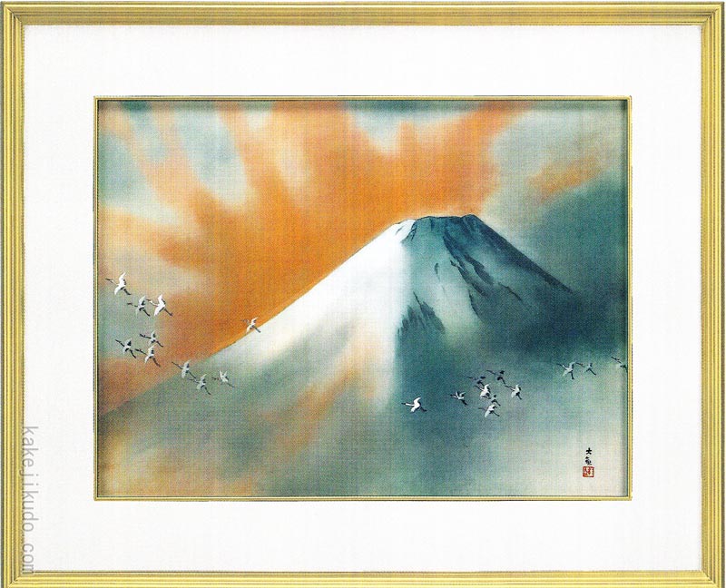 楽天市場】横山大観 絵画 霊峰飛鶴 送料無料 【複製】【美術印刷