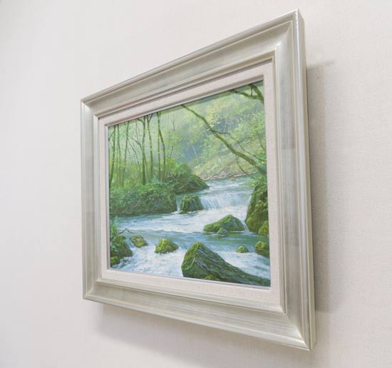 楽天市場】絵画 油絵 奥入瀬渓流 F20号 (関健造) 送料無料 【海・山