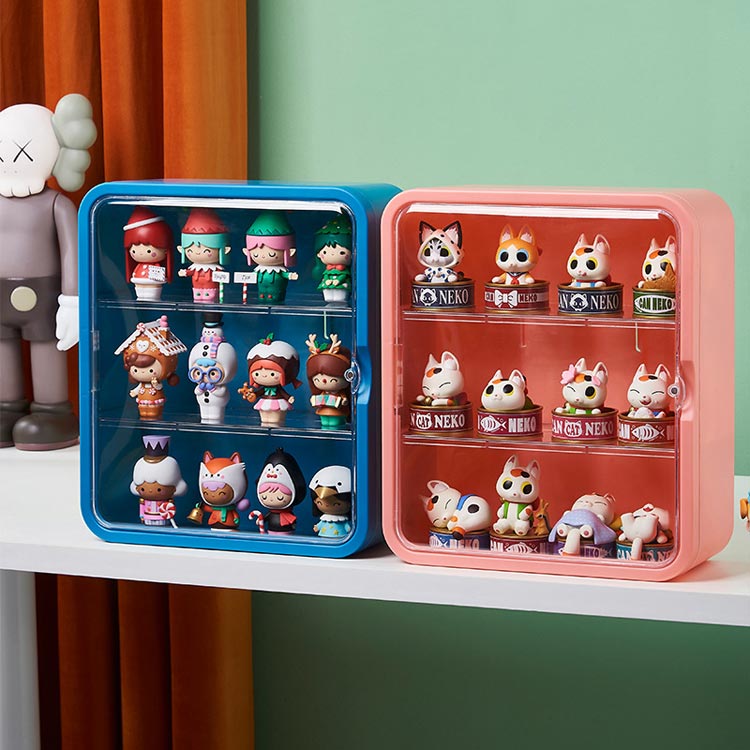 楽天市場】壁掛け コレクションケース 扉付き フィギュアケース