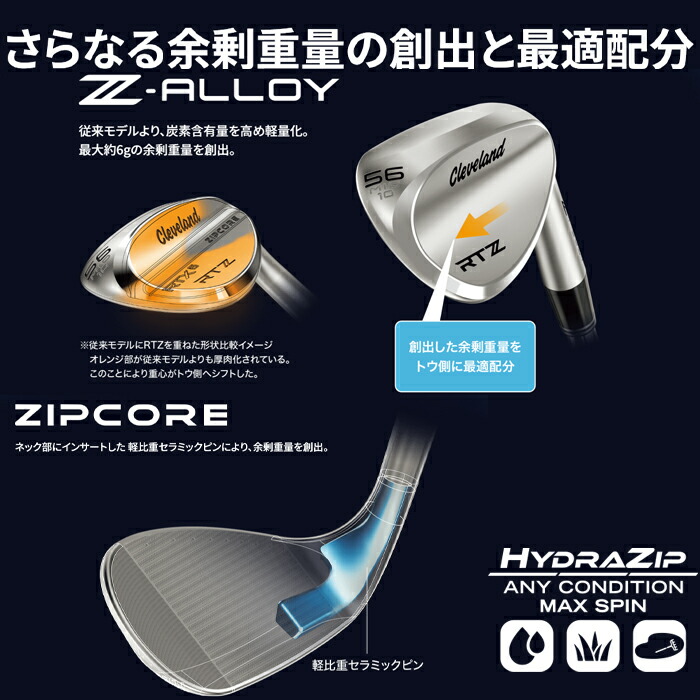 楽天市場】【ウィンターセール開催中】クリーブランド RTZ ウェッジ
