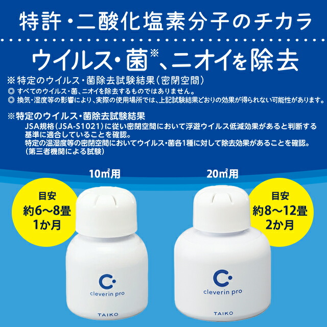 楽天市場】クレベリンPro 10m2用 置き型 業務用 1個 大幸薬品(旧