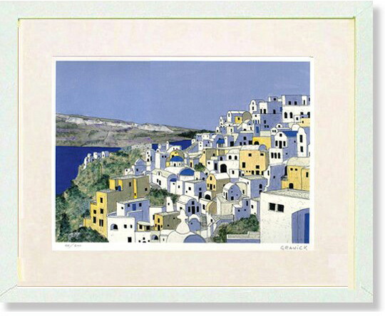 絵画 グラニック・ヴィルフランシュメール フランス　版画 風景画 絵画 グラニック・トゥレーンの秋 / フランス 版画 風景画 インテリア