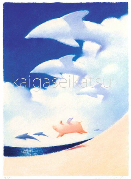 楽天市場】渡辺宏・夏色の天使（絵画・版画） : 絵画生活