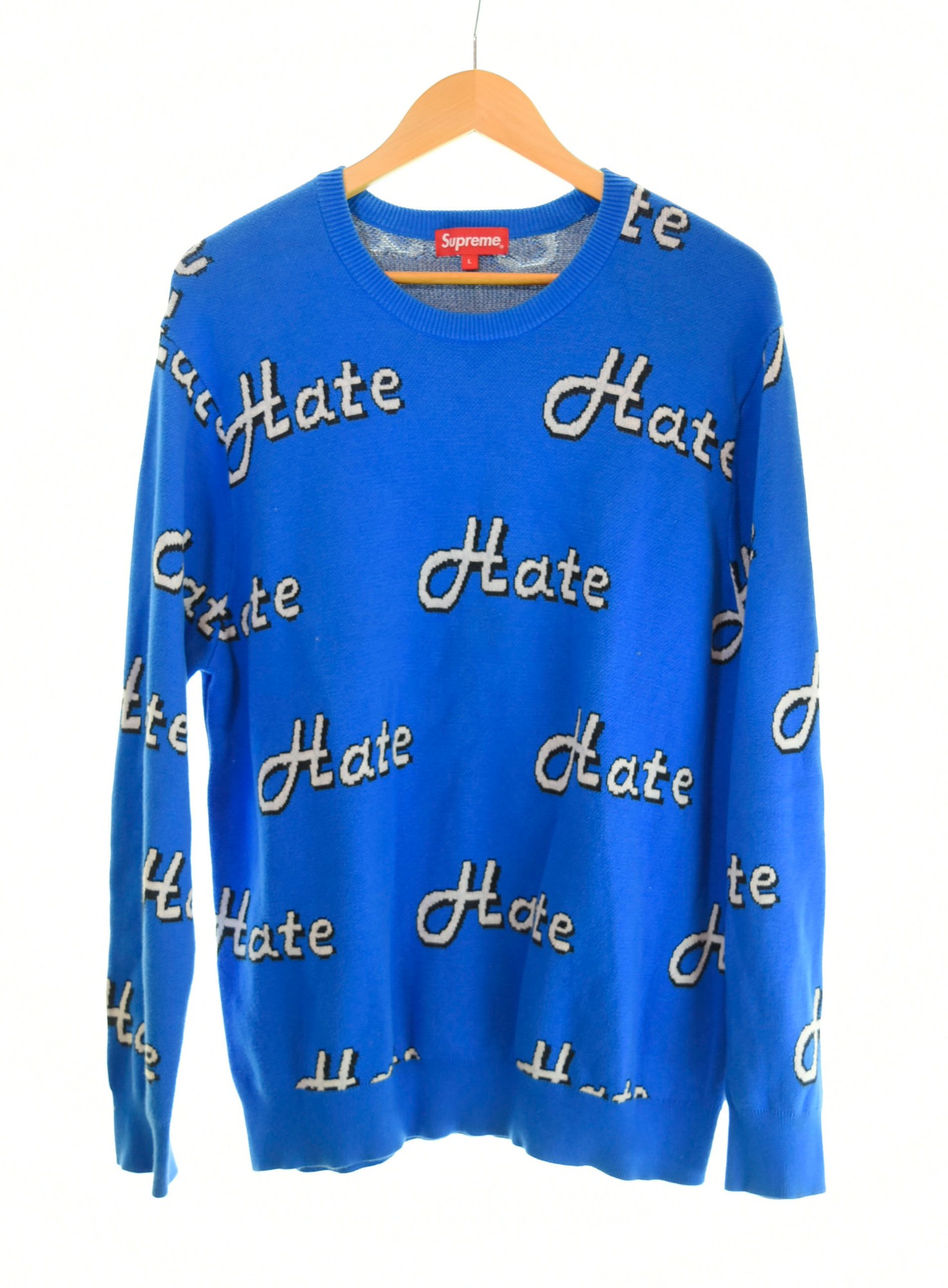 Supreme FW13 Hate Sweater | eBay SUPREME 13AW HATE KNIT SWEATER XL