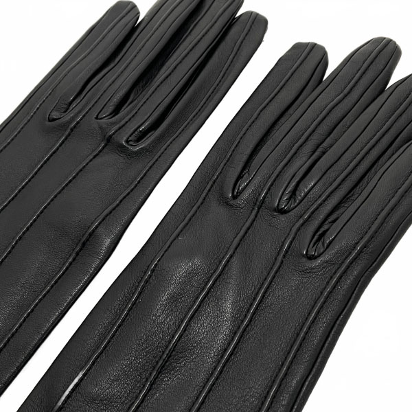 楽天市場】ロエベ 手袋 シープスキン レザー 革 羊革 ブラック 黒