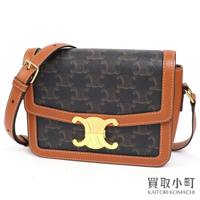 楽天市場】セリーヌ【CELINE】ティーン トリオンフキャンバス カーフ