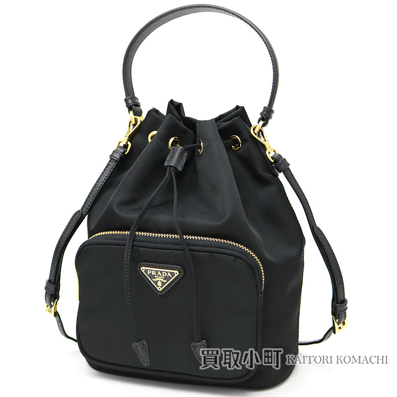 楽天市場】【新品同様】プラダ 【PRADA】ドローストリングバッグ