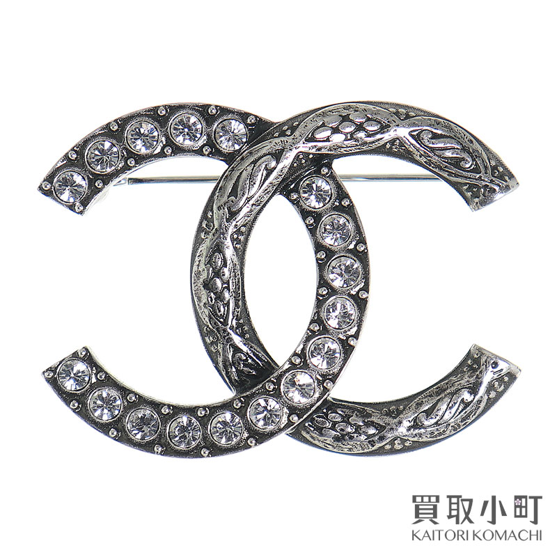 楽天市場】シャネル ブローチ ココマーク ラインストーンの通販