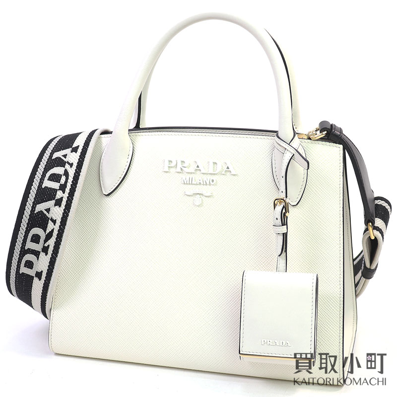 楽天市場】PRADA（カラーホワイト）（ハンドバッグ｜レディースバッグ