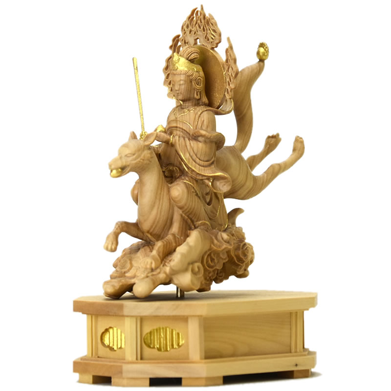 楽天市場】木彫り仏像 小仏【荼枳尼天（陀吉尼天）】（だきにてん