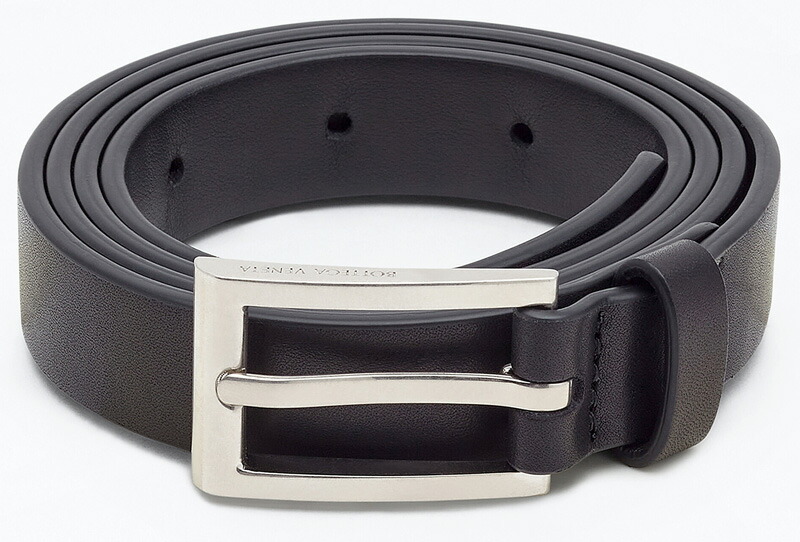 ボッテガべネタ フレンチカーフ ブラック・ゴールド ベルト M ボッテガ