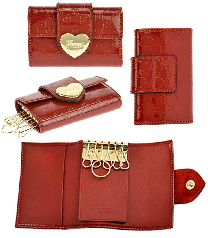 Gucci ハート型レザーキーホルダー 【公式通販】