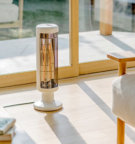 ビアンテ タワー型遠赤外線ヒーター ホワイト ビアンテ タワー型遠