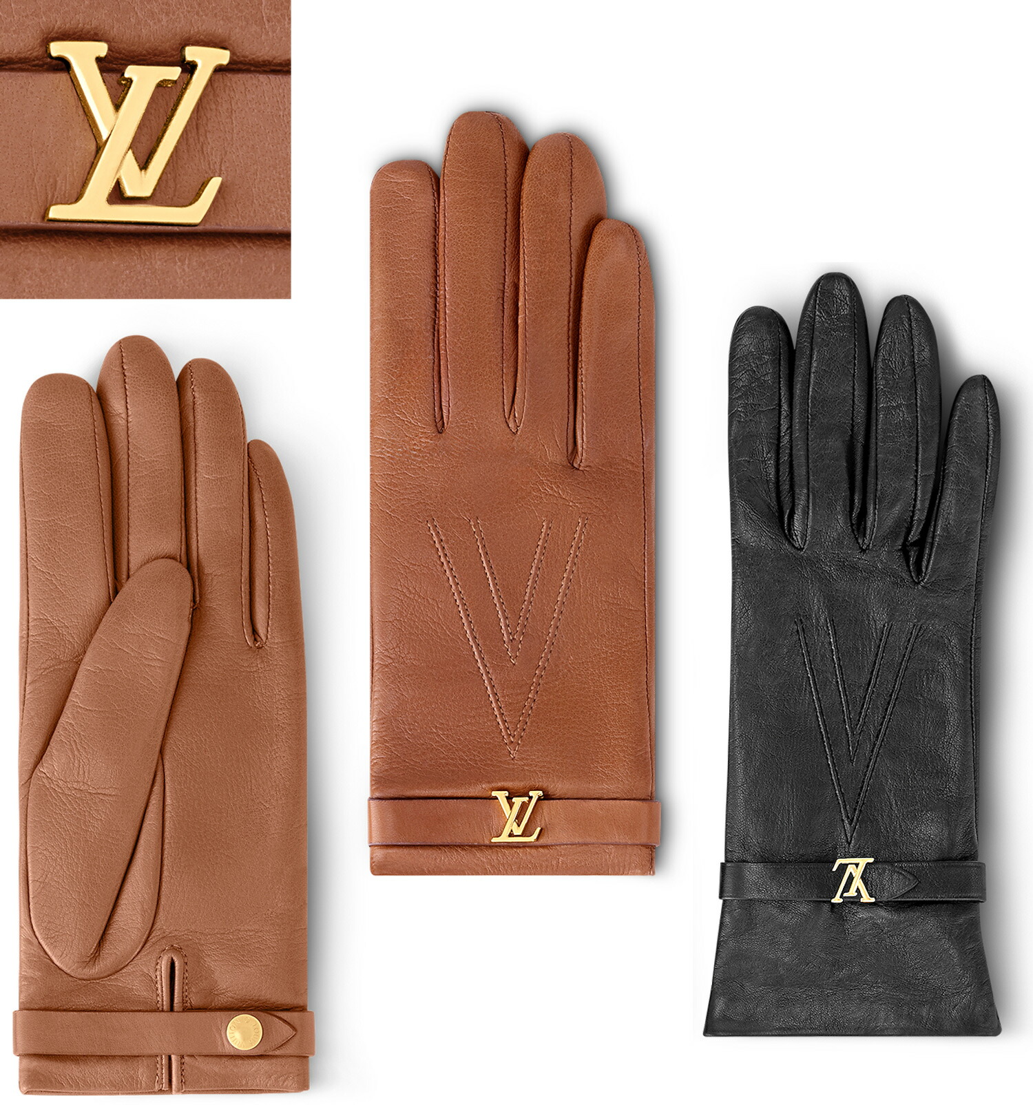 楽天市場】LOUIS VUITTON ルイヴィトンレディース 手袋 ラムレザー