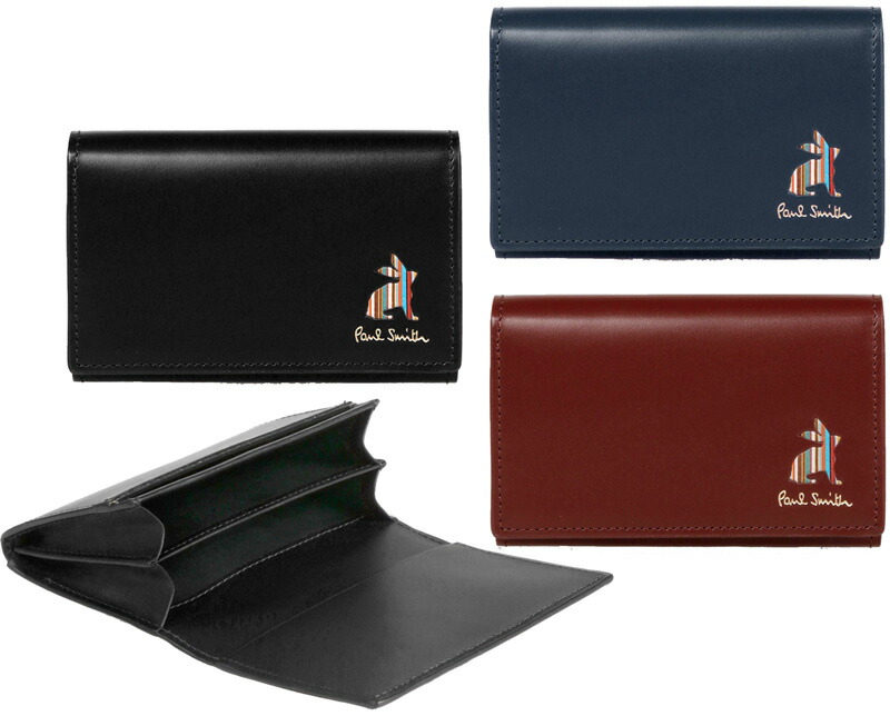 楽天市場】Paul Smith ポールスミス二つ折り名刺入れマルチカラー