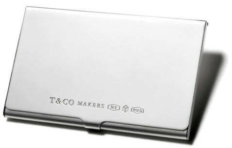 楽天市場】Tiffany&Co. ティファニースターリングシルバーカードケース