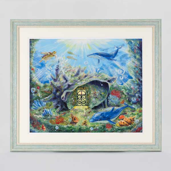 楽天市場】≪中島みつき油絵コレクション≫「海の隠れ家」【ハイ