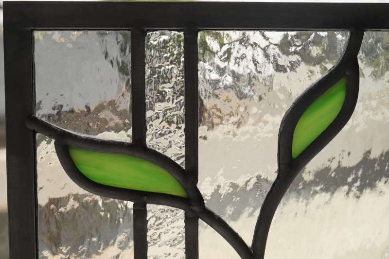 楽天市場】ステンドグラス パネル 住宅用 小さな葉っぱ ライン2 2種の