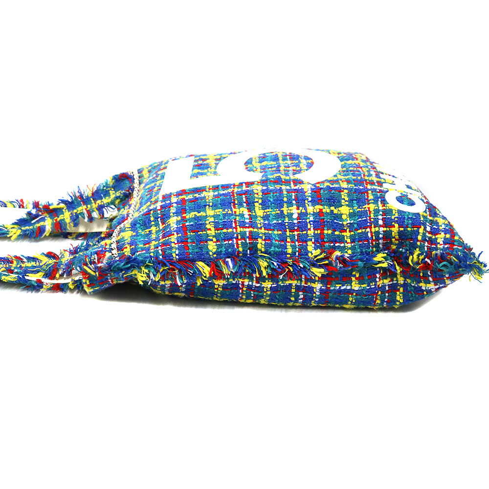 楽天市場】シャネル Chanel ツイードトートバッグ カラフル 【中古