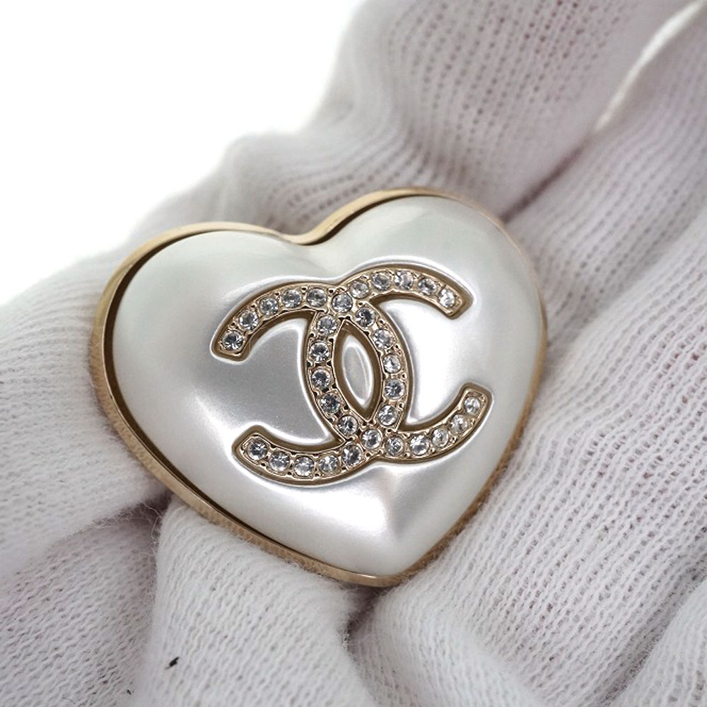 楽天市場】【値下げ】CHANEL 【シャネル】 ハートブローチ 2個セット