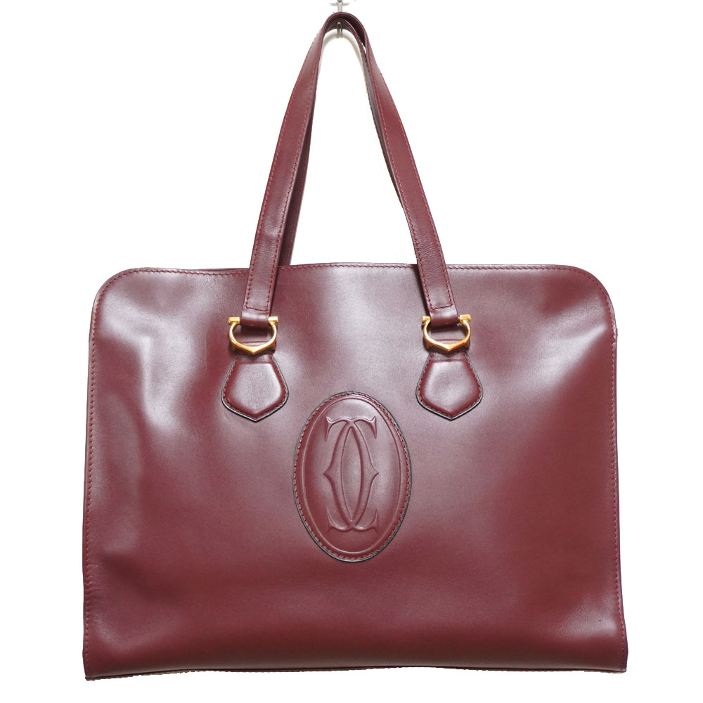 楽天市場】Cartier【カルティエ】トートバッグ マストライン ボルドー