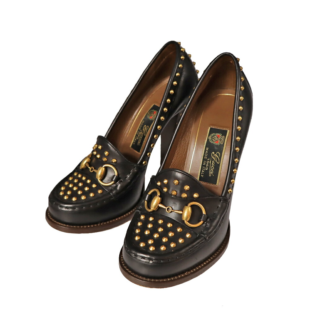 楽天市場】GUCCI【グッチ】313111 スタッズハイヒール ヒール約11.5cm