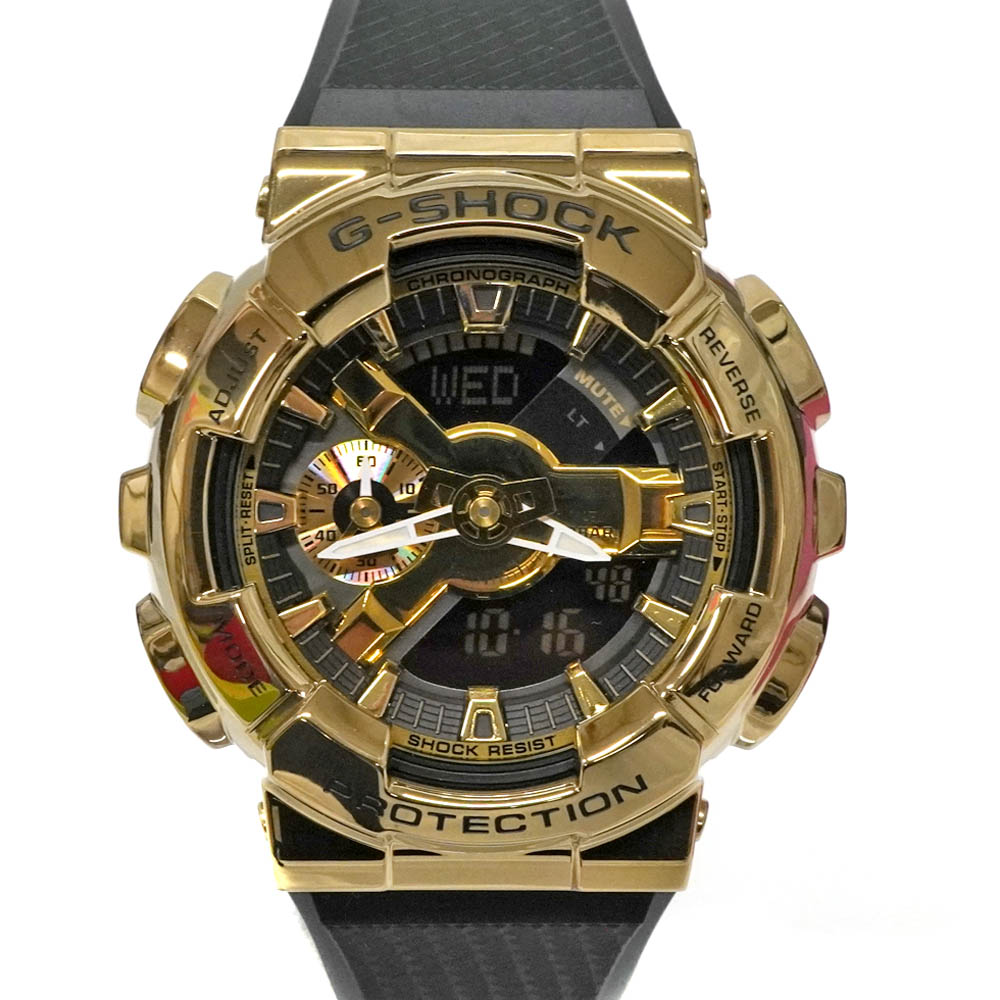 楽天市場】カシオ Casio GM-110G-1A9JF Gショック ブラック×ゴールド