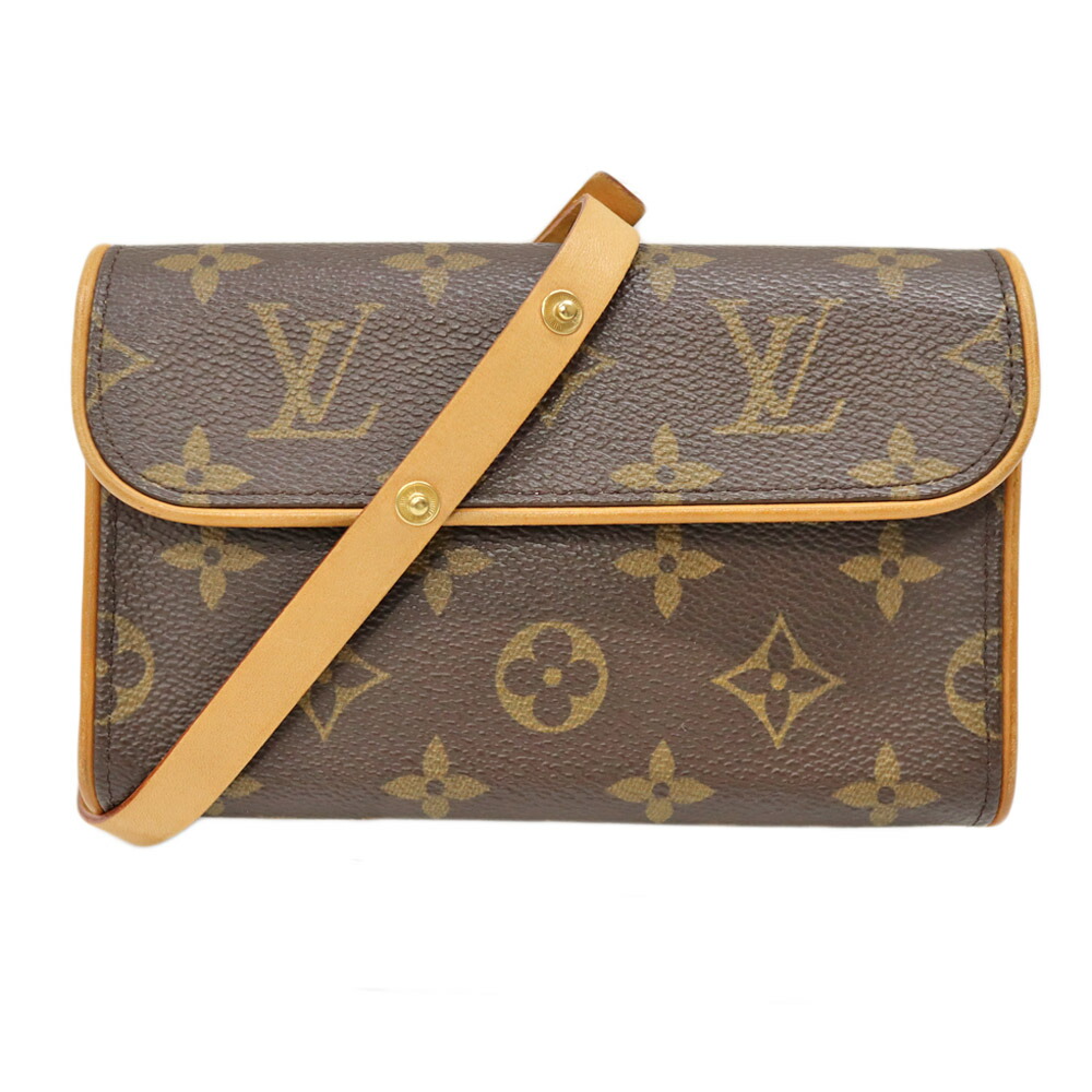 Louis Vuitton フロランティー ボディバッグ ダークブラウン Louis
