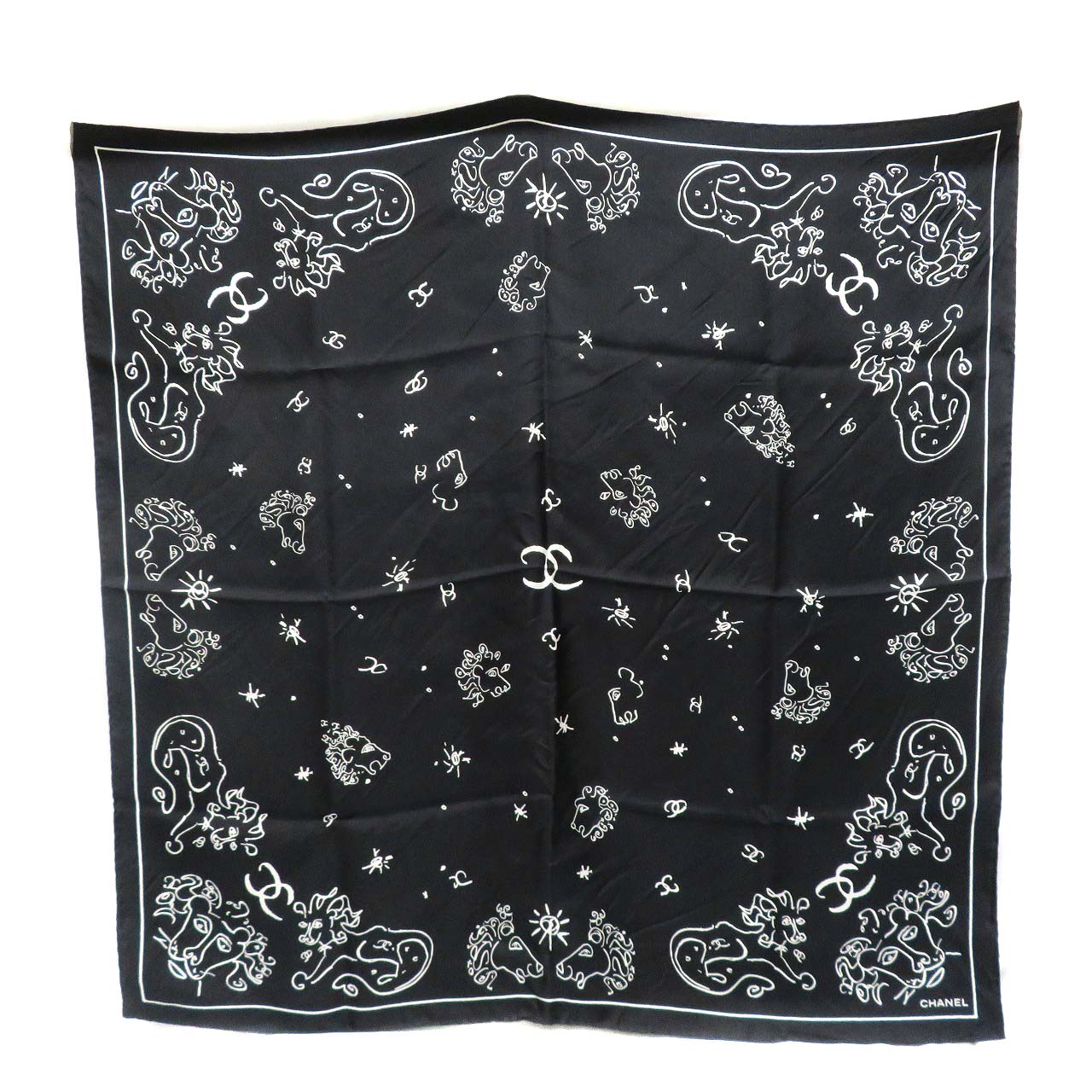 楽天市場】シャネル スカーフ（バッグ・小物・ブランド雑貨）の通販