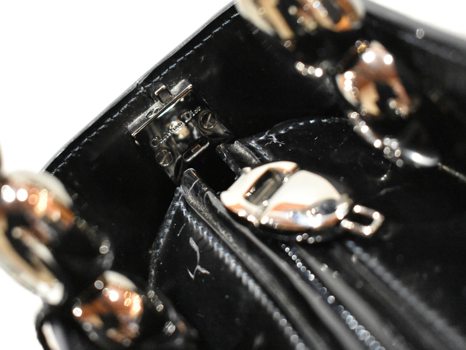 楽天市場】C.Dior クリスチャン・ディオール マリスパールハンドバッグ