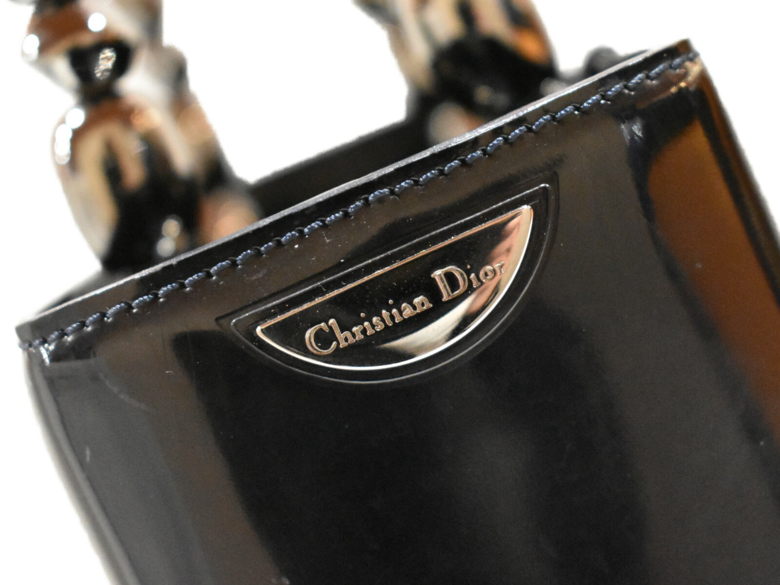 楽天市場】C.Dior クリスチャン・ディオール マリスパールハンドバッグ