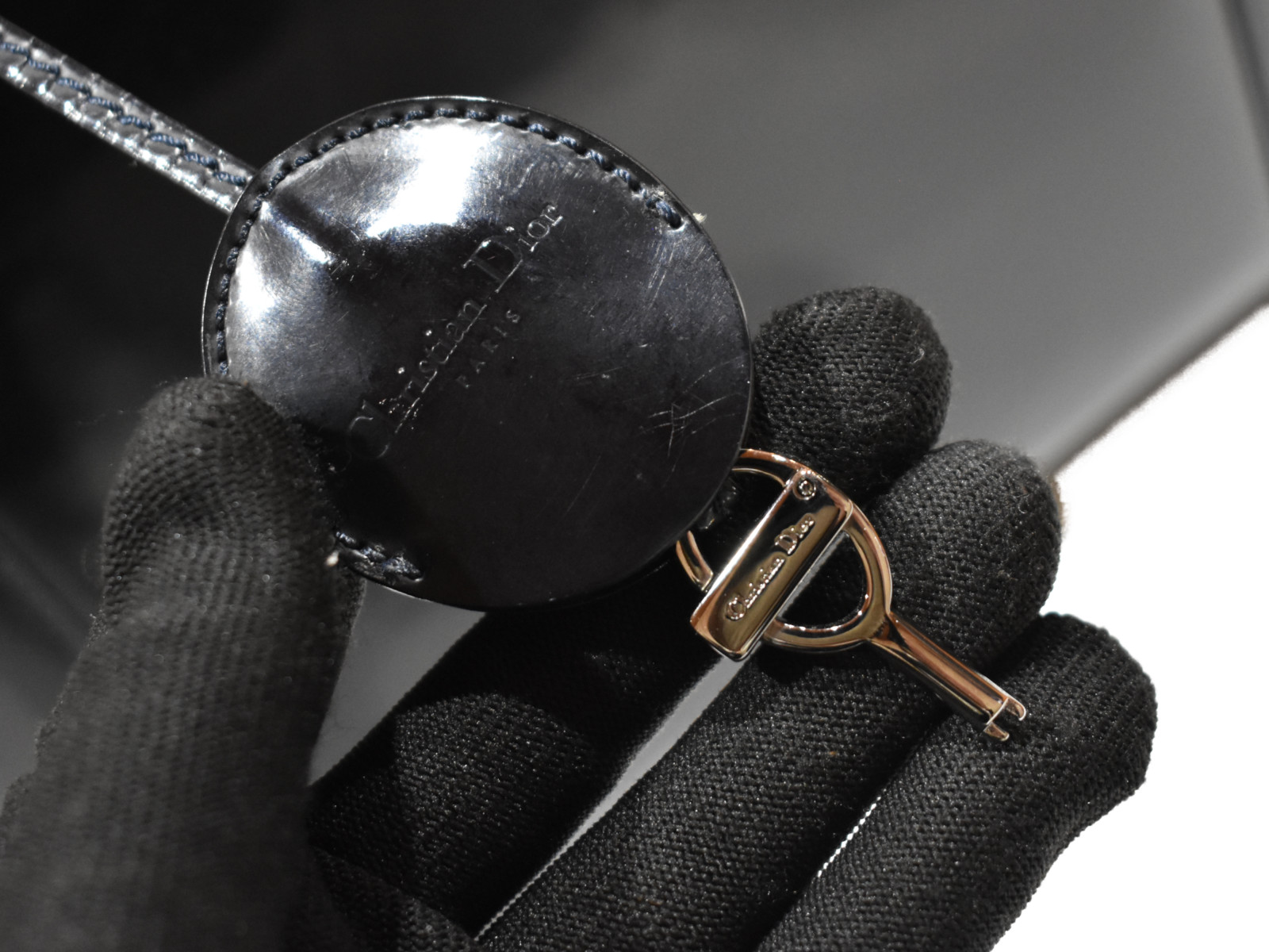 楽天市場】C.Dior クリスチャン・ディオール マリスパールハンドバッグ