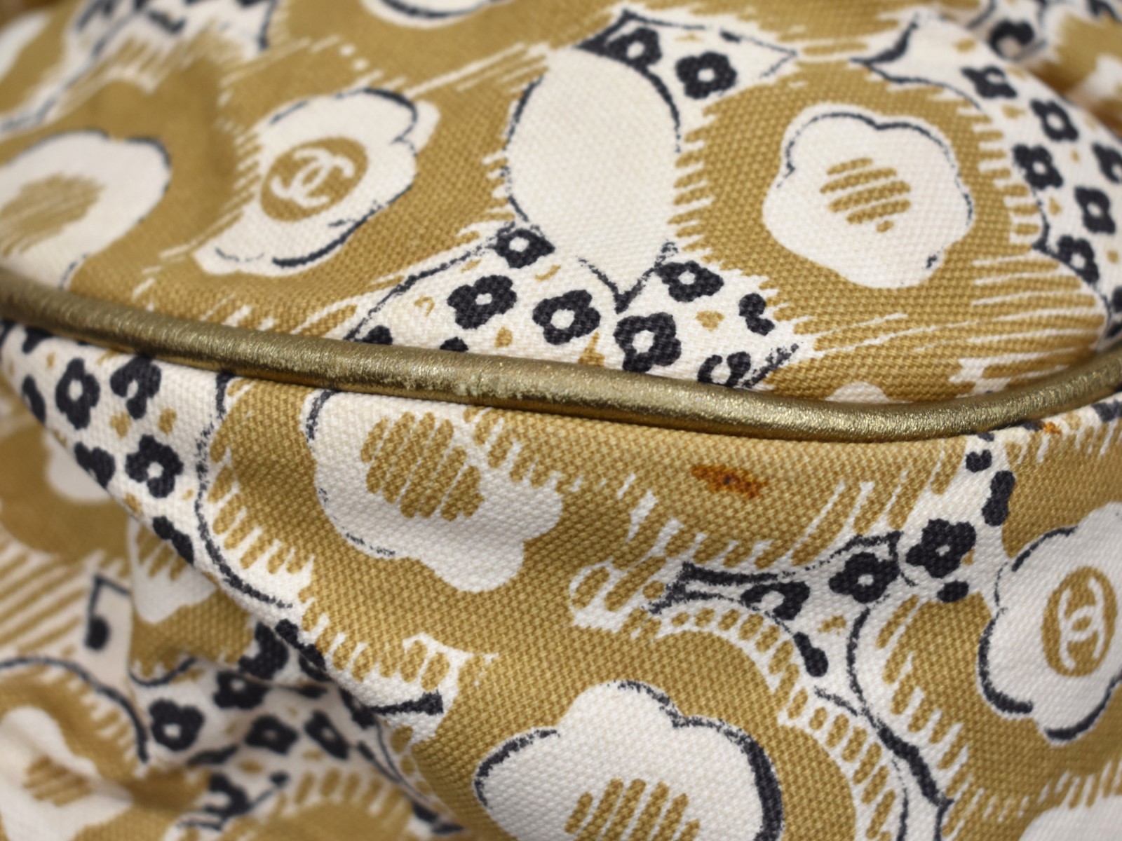 楽天市場】CHANEL シャネル カメリア フープハンドルバッグ