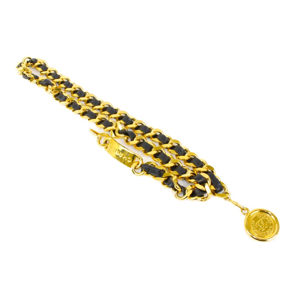 楽天市場】【1994年秋コレクション】CHANEL シャネル チェーンベルト