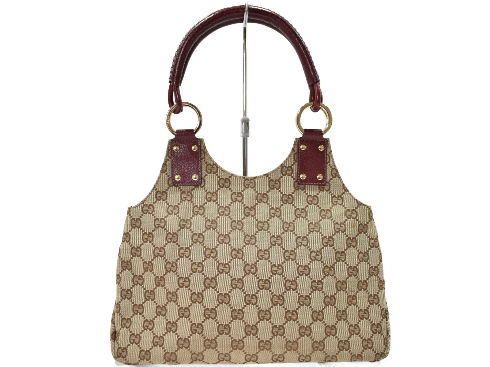 楽天市場】【布袋あり】GUCCI グッチ GGキャンバスハンドバッグ 131329