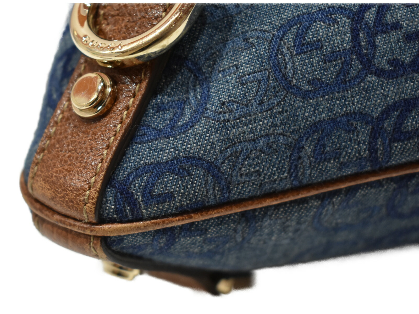 楽天市場】【布袋あり】GUCCI グッチ デニムショルダーバッグ 131326