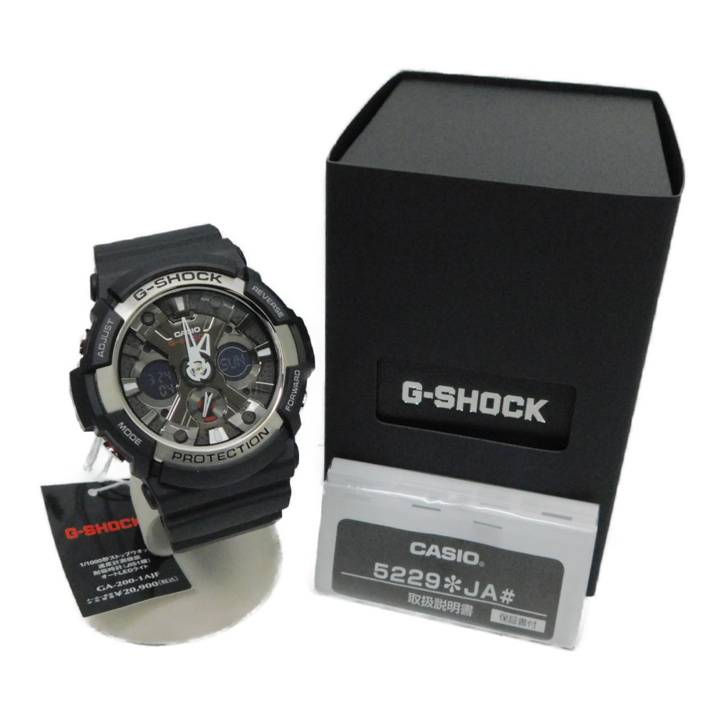 楽天市場】CASIO カシオ G-SHOCK GA-200-1AJF クオーツ 電池式