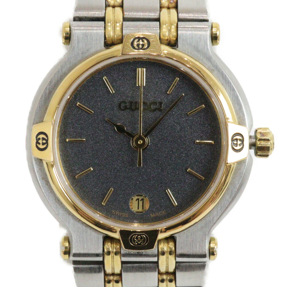 楽天市場】【電池交換済】GUCCI グッチ 9000L クオーツ デイト SS